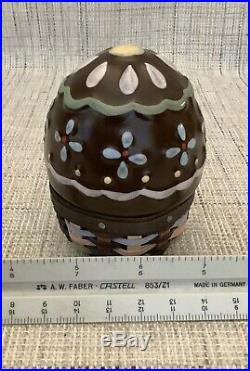 Longaberger Collectors Club 2012 Miniature Sweets Chocolate Egg Basket Set