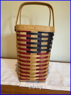 Longaberger Collectors Club 25th Anniversary Flag Basket Combo NIB with Lid Longaberger Collectors Club 25th Anniversary Flag Basket Combo NIB with Lid
