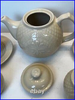 Longaberger Collectors Club 9 Piece Ceramic Coffee Set 2004 Rare