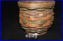 Longaberger Collectors Club ACT Woodland Basket Combo withPinecone Wood Lid NEW