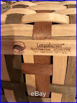 Longaberger Collectors Club American Craft Traditions Medium Market Basket Set