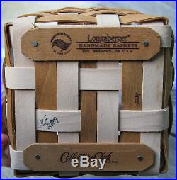 Longaberger Collectors Club Birdhouse Basket Combo Set withBox