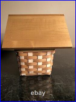 Longaberger Collectors Club Birdhouse Basket Set With Protectornib