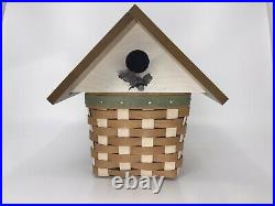 Longaberger Collectors Club Birdhouse Basket Set with Liner NIB