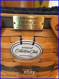 Longaberger Collectors Club Charter Membership Basket Set New