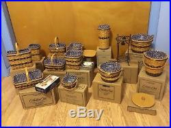 Longaberger Collectors Club Complete Set 12 JW MINIATURE BASKETS withorig. Boxes