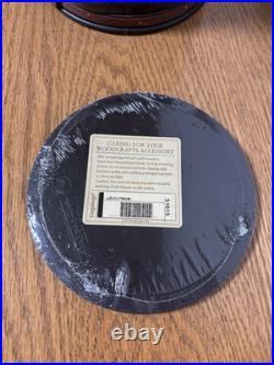 Longaberger Collectors Club Firkin Basket With Tags Handle & Lid Dark Color NEW