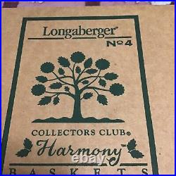 Longaberger Collectors Club Harmony Basket Set Combo Set Of 5 With Boxes