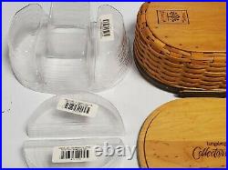 Longaberger Collectors Club Harmony Basket Set Of 5 With Protectors + Inserts