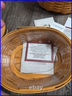 Longaberger Collectors Club Harmony Basket Set of 5 Wooden Lids NEW Product Card
