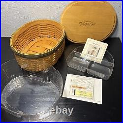 Longaberger Collectors Club Harmony Set 5 Baskets w Lids And Organizers