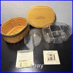 Longaberger Collectors Club Harmony Set 5 Baskets w Lids And Organizers