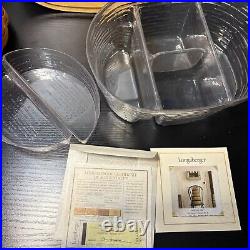 Longaberger Collectors Club Harmony Set 5 Baskets w Lids And Organizers