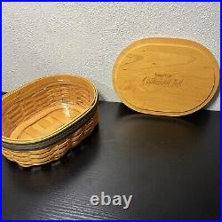 Longaberger Collectors Club Harmony Set 5 Baskets w Lids And Organizers