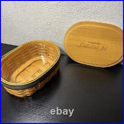 Longaberger Collectors Club Harmony Set 5 Baskets w Lids And Organizers