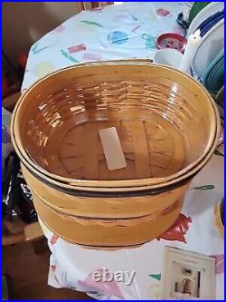 Longaberger Collectors Club Harmony Set Of 5 Stackable Baskets With Lids And Pro