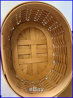 Longaberger Collectors Club Harmony Stacking Baskets, Lids & ProtectorsSet of 5