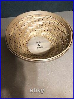 Longaberger Collectors Club Heartwood 10 Bowl Basket Set New
