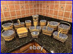 Longaberger Collectors Club JW Miniature Baskets Includes all 12 Baskets + 1