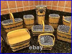 Longaberger Collectors Club JW Miniature Baskets Includes all 12 Baskets + 1
