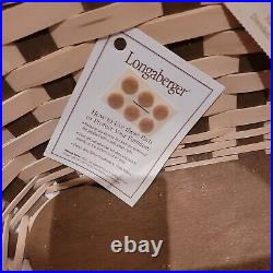 Longaberger Collectors Club J. W. Tami Heritage Series Journal Basket Set-nib