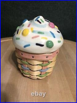 Longaberger Collectors Club Little Cupcake Basket Set New