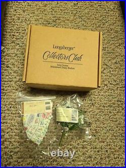 Longaberger Collectors Club May Series Miniature Daisy Basket Set