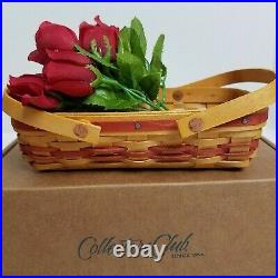 Longaberger Collectors Club May Series Miniature Rose Basket Set12TH IN SERIES