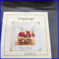 Longaberger Collectors Club May Series Miniature Rose Basket Set 12th in Series