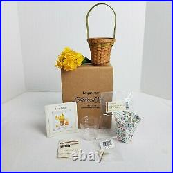 Longaberger Collectors Club Mini May Series Daffodil Basket SetLAST IN SERIES