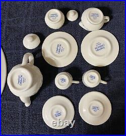 Longaberger Collectors Club Mini Miniature Pottery TEA SET FREE SHIPPPING