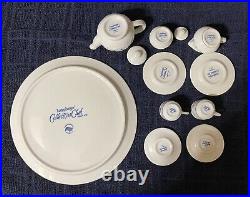 Longaberger Collectors Club Mini Miniature Pottery TEA SET FREE SHIPPPING
