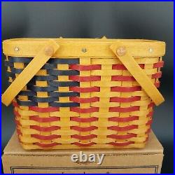 Longaberger Collectors Club Miniature Flag Basket SetSold 2 Month OnlyAmerican