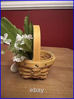 Longaberger Collectors Club Miniature Lily of the Valley Basket Set