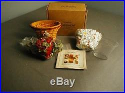 Longaberger Collectors Club Miniature May Series Set Of 10 Basket Combos Lotnew