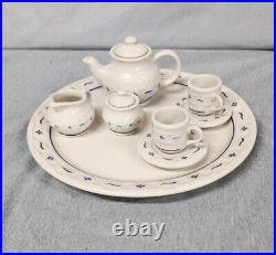 Longaberger Collectors Club Miniature Pottery Tea Set