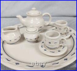 Longaberger Collectors Club Miniature Pottery Tea Set