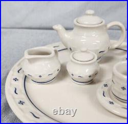 Longaberger Collectors Club Miniature Pottery Tea Set