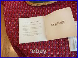 Longaberger Collectors Club Set 5 Harmony basket protector lid New certificates