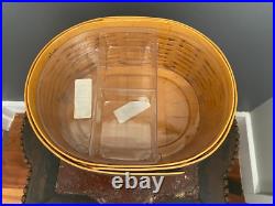 Longaberger Collectors Club Set of 5 Harmony Basket Sets withProtectors & Lids Longaberger Collectors Club Set of 5 Harmony Basket Sets withProtectors & Lids
