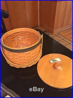 Longaberger Collectors Club Sewing Circle Basket Set New- Complete