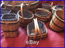Longaberger Complete Jw Miniature Basket Sets
