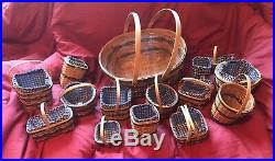 Longaberger Complete Jw Miniature Basket Sets