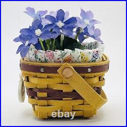 Longaberger Complete Miniature Mini Violet Basket Collectors Club 5 pc Set
