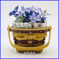 Longaberger Complete Miniature Mini Violet Basket Collectors Club 5 pc Set