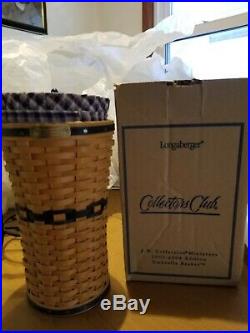 Longaberger Complete Set 12 Collectors Club JW Miniature Baskets withExtras