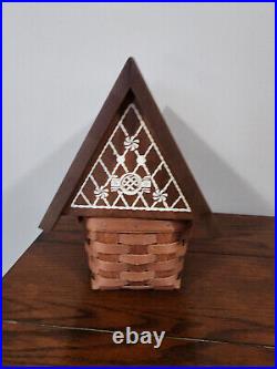 Longaberger Dark Brown Collectors Club Gingerbread House Basket Set