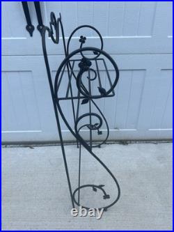 Longaberger Dogwood Towel Bar/Shelf Wrought Iron And WoodCraft ShelfRARE Longaberger Dogwood Towel Bar/Shelf Wrought Iron And WoodCraft ShelfRARE