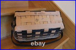 Longaberger Eclipse Medium Chore Basket Set rare gradient shipping included