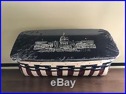 Longaberger Exclusive Club Capitol Building Bskt Set -Retired Ready to Ship